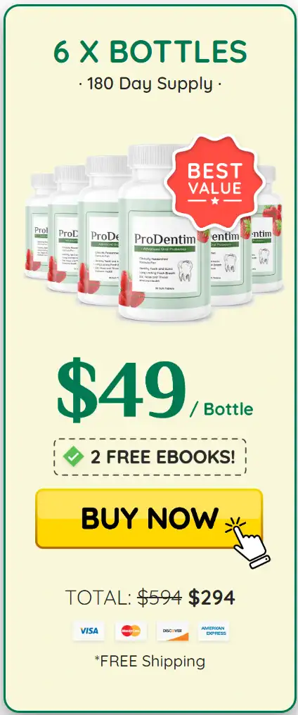 prodentin six bottles pack